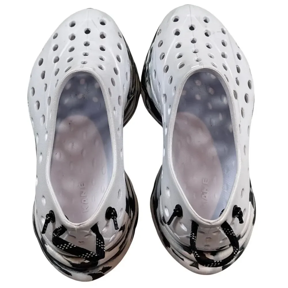 KANE Revive Active Recovery Shoe White Black Speckle W10 M8 EUC